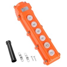 Hoist Crane Pendant Control Station Push Button Switch Six Ways