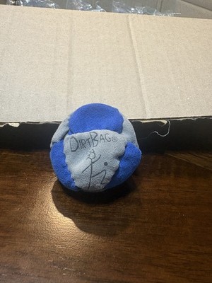 DirtBag Hacky Sack (Blue & Grey) w/Sticker 