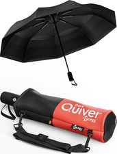 Windproof Travel Umbrella - Compact Withstands Winds up to 100MPH, Strongest P