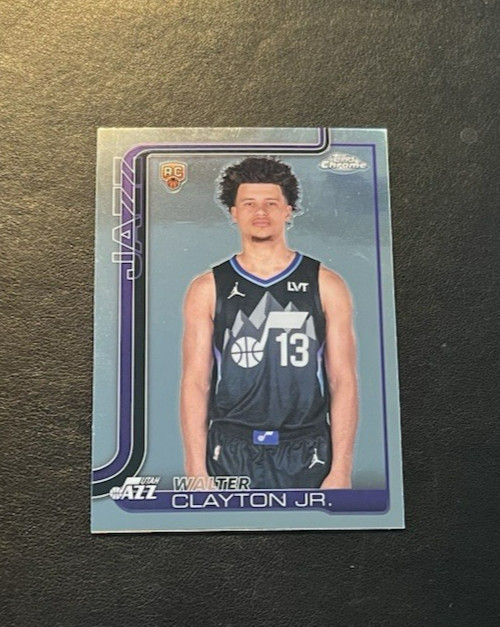 2025-26 Topps Chrome IMAGE VARIATION SSP Walter Clayton Jr Rookie RC