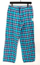 Life is Good Women's Sz Medium Sleepwear Pajama Pants Plaid Drawstring Pockets