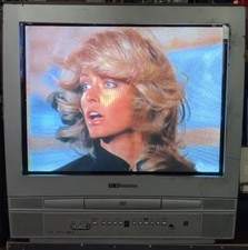 2004 Emerson EWC20D4 Gaming CRT TV w/ DVD Player Tested Works 20 Vintage