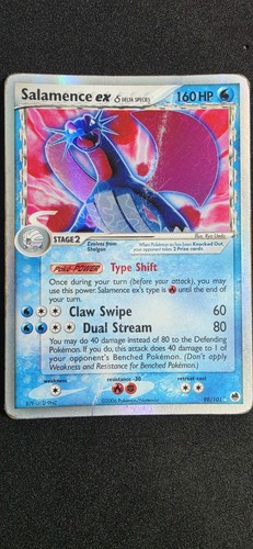 Salamence ex (Delta Species) 98/101 Dragon Frontiers Holo Pokémon TCG - HP