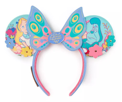 Disney Parks 2026 EPCOT Flower & Garden Alice in Wonderland Ear Headband *NWT
