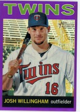 2013 Topps Heritage - Chrome Josh Willingham #HC31 Purple Refractor Twins