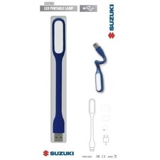 Mini lampada luce led usb flessibile originale Suzuki per PC e notebook