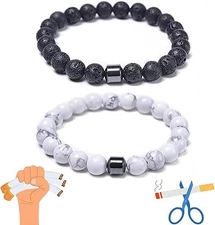 Smoking Cessation Bracelet Magnet Anti Smoke Bracelet Anti Anxiety Bracelet