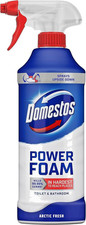 Domestos Power Foam Arctic Fresh Toilet&Bathroom Cleaner Spray Upside Down 450ml 13.78 per litre