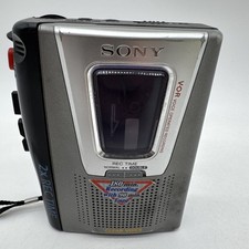 SONY VOR VOICE OPPERATED CASSETTE TAPE RECORDER 2x REC TIME TCM-20DV - TESTED