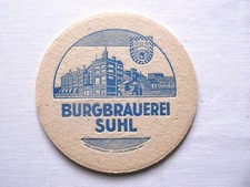 Bierdeckel, Bierfilz, DDR, Burgbrauerei Suhl ...