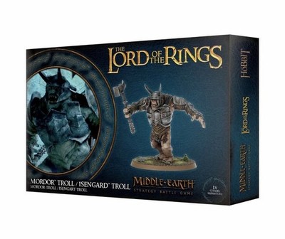 New Mordor Troll Middle Earth Strategy Battle Game LotR Isengard Lord Rings