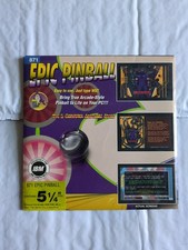 Vtg. Epic Pinball Arcade Shareware PC Computer Game 5-1/4" Disk Wiz Technology