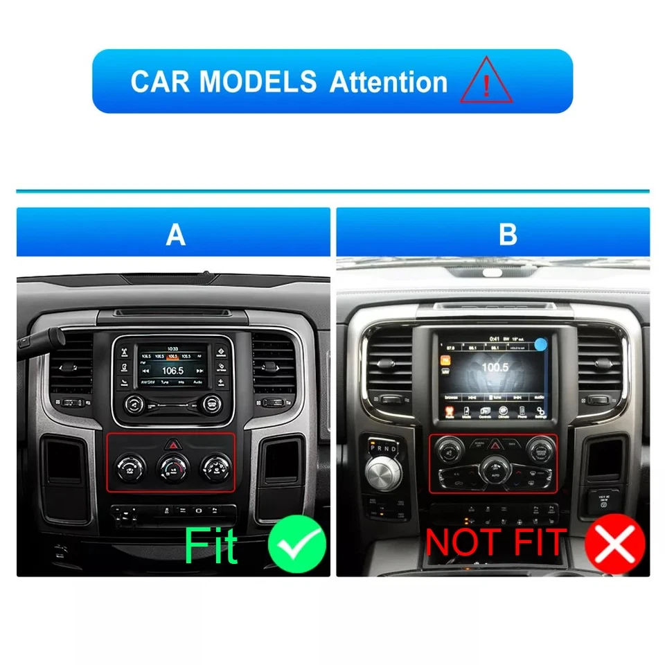 For 2014-2018 Dodge Ram 1500 2500 3500 Android 15 Car Stereo WiFi Radio Carplay - Image 3 of 4