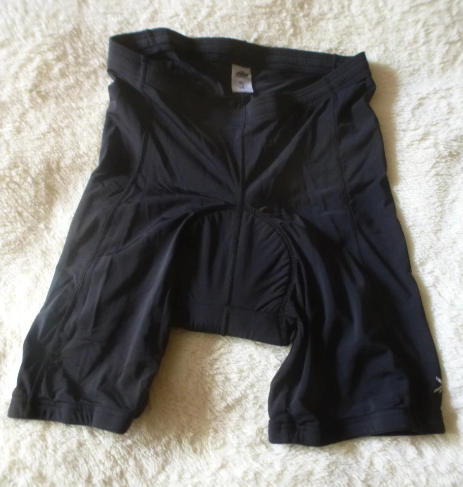 Radlerhose schwarz, Unisex Große Größe: Damengr. 48, Herrengr. 58, Po verstärkt - Bild 1 von 4