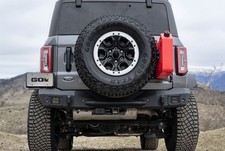 For Ford Bronco 2021-2025 Go Rhino Rockline Full Width Black Rear Hd Bumper For Ford Bronco 2021-2025 Go Rhino Rockline Full Width Black Rear Hd Bumper