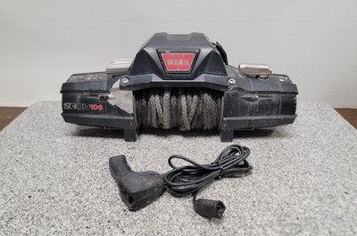 Warn ZEON 10-S 12V Winch 100ft of 3/8in Synthetic Rope LOCAL PICKUP ONLY