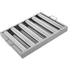 Pack of 6 Stainless Steel Hood Filters, 19.5"W x 15.5"H