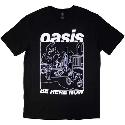 Oasis Be Here Now Line Drawing lizenziert T-Shirt Herren