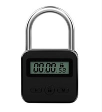Timer Padlock LCD HD Add Backlight Zinc Alloy 99 Hours Max Timing Electronic
