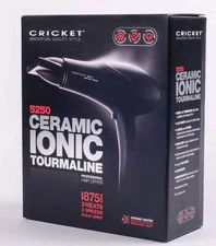 Cricket  Ceramic Ionic Tourmaline Professional Hair Dryer 1875watt. Model 5250.