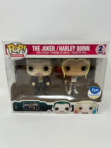 The Joker & Harley Quinn Metallic DAMAGED BOX SEE PICS