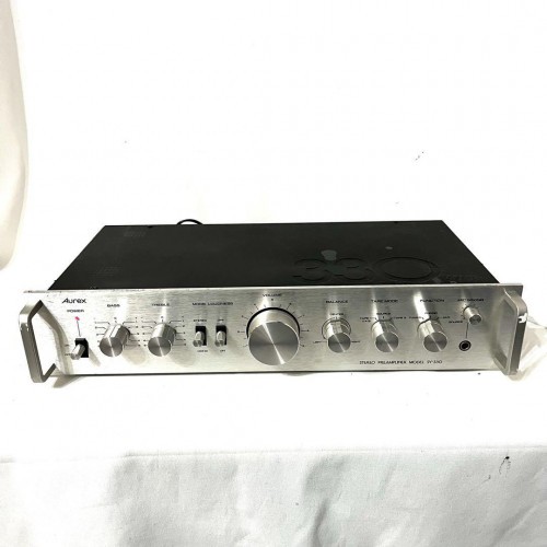 Toshiba Aurex SY-330 Stereo Preamplifier Silver Tested From