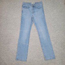Levi  s 314 Shaping Straight Jeans Size 26x30 Fits28x29 Mid Rise Stretch Denim