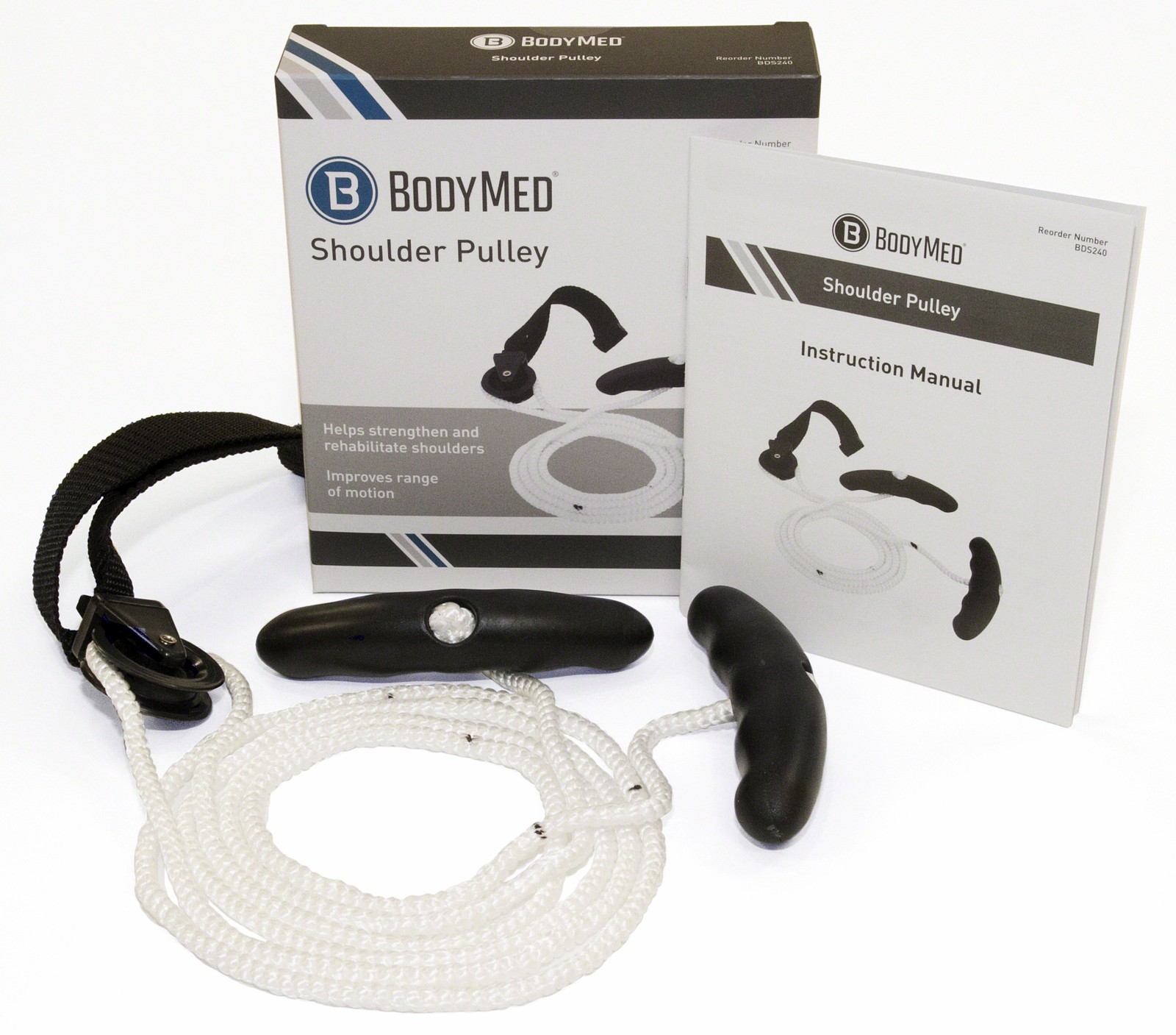 BodyMed Premium Shoulder Pulley – at-Home Rehab System – Over-The-Door