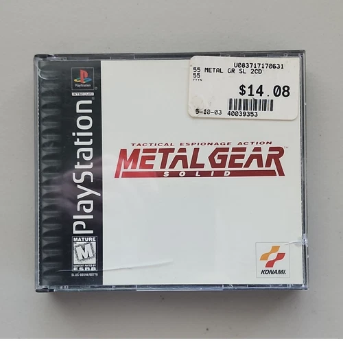 Konami Metal Gear Solid Action & Adventure PlayStation 1 Manual Included