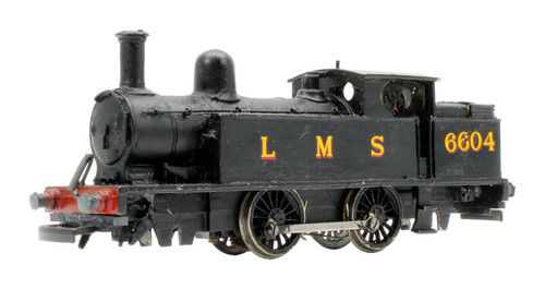 BAUSATZ GEBAUT "SPUR OO" LMS SCHWARZ 0-6-0 WEBB RADIAL TANK 6604 DAMPFLOKOMOTIVE | Condition: Used