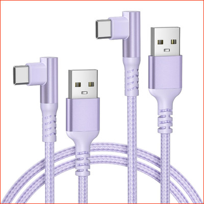 Ladekabel USB A zu USB C 2Pack 6,6FT für iPhone 17 16 Samsung S24 S25 MacBook