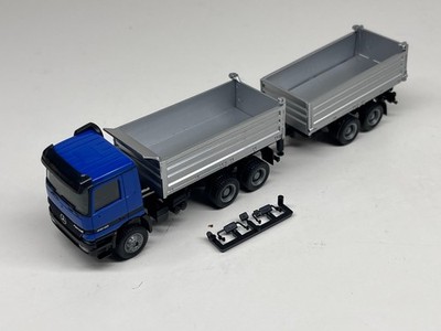 MB Actros HZ '' Kipper Tandem '', Herpa  Gebraucht 2078