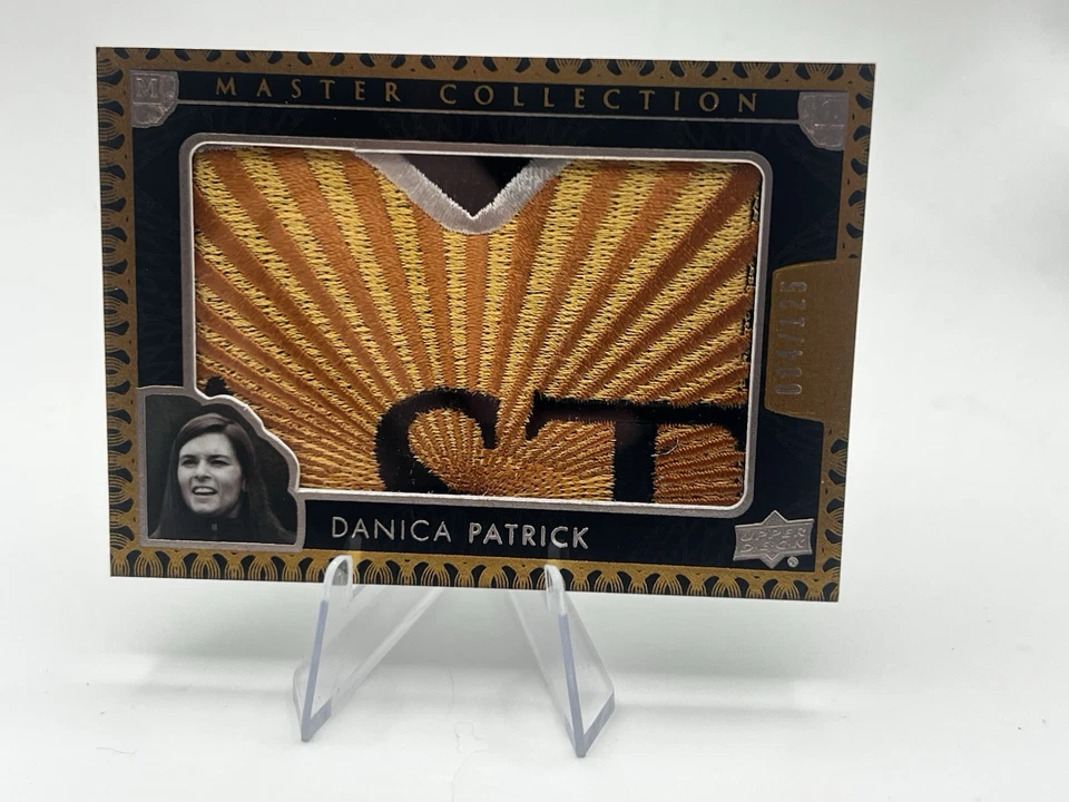 2016 UD All Time Greats Master Collection DANICA PATRICK Logo Patch /125 - Image 2 of 4