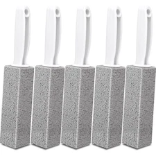 AZEN 5 Pack Pumice Stone for Cleaning, Pumie Scouring Stick with Handle, Pumi...