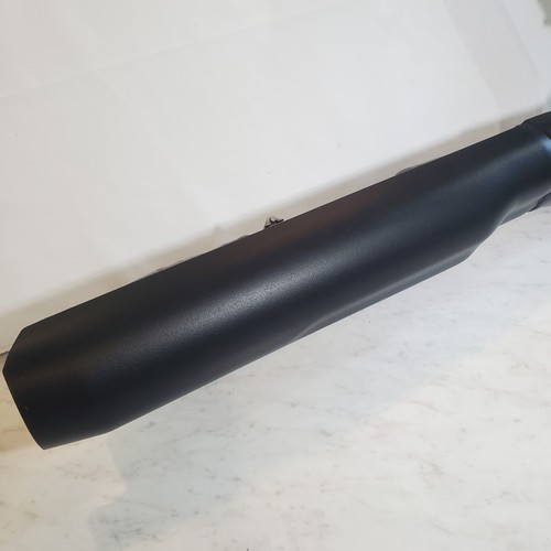 OEM 17-2025 Harley-Davidson Touring Exhaust Headers Pipe Heat Shields Black Set - Foto 6 di 16