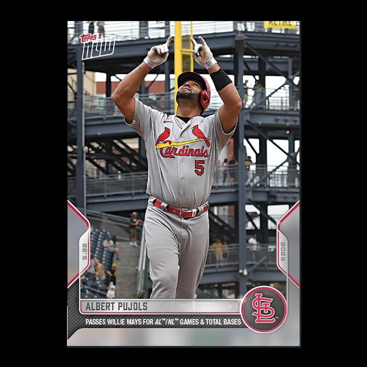 Albert Pujols - 2022 MLB Topps Now Card 217 - Print Run: 915 St. Louis Cardinals