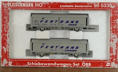 Fleischmann H0 Schiebewandwagen-Set 985335 K Fertrans in OVP