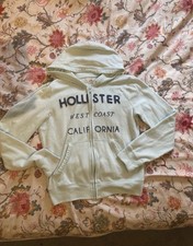 Hollister Herren Hoodie Kapuze Logo Beige Gr�...