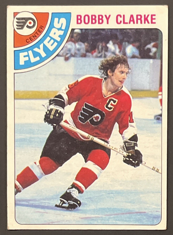 Topps Bobby Clarke #215 Philadelphia Flyers NHL Ice Hockey Card 1978