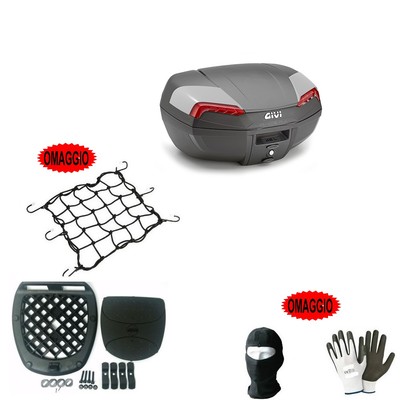Für LML Star Deluxe 151 Bauletto Koffer +Netz +Platte +Teppich X 2 Helme Große