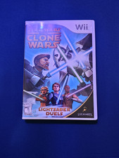 Wii Star Wars The Clone Wars: Lightsaber Duels - (Nintendo Wii 2008) Disc & Case