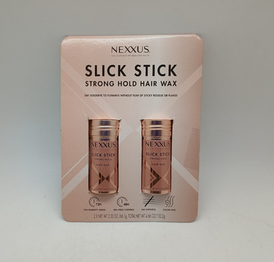 Nexxus Slick Stick Strong Hold Hair Wax   2 Pack | No Flaking, Flexible Hold