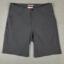 Rapha Shorts Mens Size 32 Gray Nylon Stretch Golf Flat Front Chino