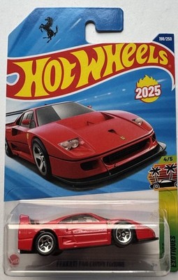 2025 Hot Wheels HW EXOTICS 4/5 Ferrari F40 Competizione 198/250 (Int. Card)