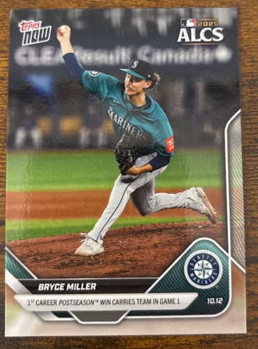 2025 Topps Now 862 Bryce Miller