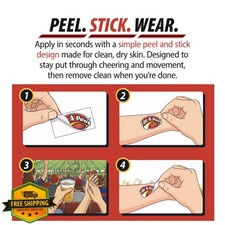 Fan-A-Peel North Carolina Temporary Tattoos, Licensed Waterproof