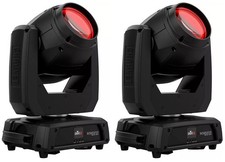  2 Chauvet DJ Intimidator Beam 360X DMX LED Moving Head Lights w/RF Receivers