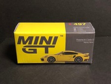 MINI GT 1/64 Porsche 911 Turbo S Racing Yellow