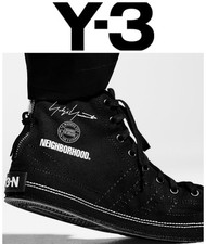 Adidas Y-3 Nizza High Black White for sale | eBay