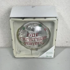 Vintage Christmas Prayers Ornament 2010 Roman Inc.
